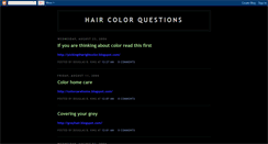 Desktop Screenshot of haircolourquestions.blogspot.com