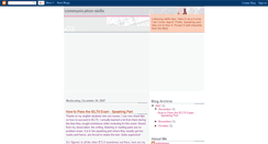 Desktop Screenshot of communicationskills201.blogspot.com