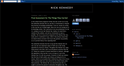 Desktop Screenshot of mrnickkennedy.blogspot.com