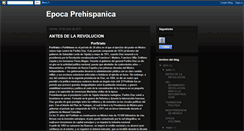 Desktop Screenshot of epocas-prehispanicas.blogspot.com