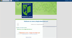 Desktop Screenshot of colegiorobertolorca.blogspot.com