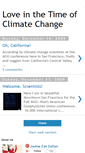 Mobile Screenshot of loveinthetimeofclimatechange.blogspot.com