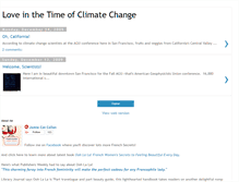 Tablet Screenshot of loveinthetimeofclimatechange.blogspot.com