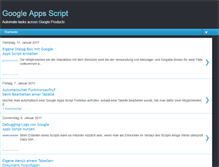 Tablet Screenshot of google-apps-script.blogspot.com