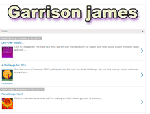 Tablet Screenshot of garrisonjames.blogspot.com