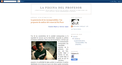 Desktop Screenshot of lapaginadelprofesor.blogspot.com