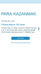 Mobile Screenshot of busiteparabasiyor.blogspot.com