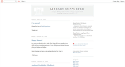 Desktop Screenshot of librarysupporter.blogspot.com