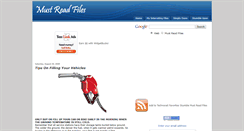 Desktop Screenshot of mustreadfiles.blogspot.com