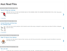 Tablet Screenshot of mustreadfiles.blogspot.com