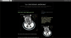 Desktop Screenshot of lasociedadanonima949.blogspot.com