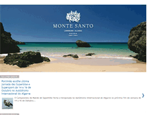 Tablet Screenshot of montesantoalgarve.blogspot.com