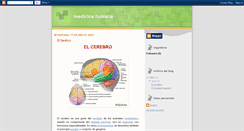 Desktop Screenshot of medicinahumana2009.blogspot.com