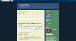 Desktop Screenshot of gettowriting.blogspot.com