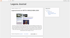 Desktop Screenshot of lagunajournal.blogspot.com