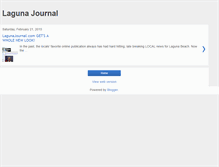 Tablet Screenshot of lagunajournal.blogspot.com