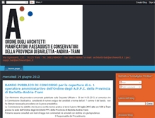 Tablet Screenshot of ordinearchitetti-bat.blogspot.com