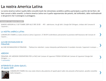 Tablet Screenshot of lanostraamericalatina.blogspot.com