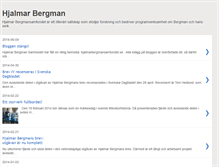 Tablet Screenshot of hjalmarbergman.blogspot.com
