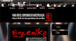 Desktop Screenshot of escenikablog.blogspot.com