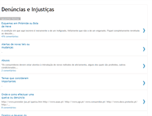 Tablet Screenshot of denunciasjustas.blogspot.com