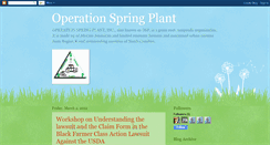 Desktop Screenshot of operationspringplant.blogspot.com