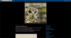 Desktop Screenshot of owlshewrote.blogspot.com