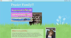 Desktop Screenshot of frazierfamilyof4.blogspot.com