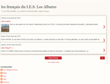 Tablet Screenshot of hablamosfrancesenlosalbares.blogspot.com