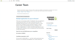 Desktop Screenshot of career-team.blogspot.com