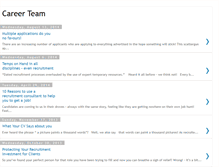 Tablet Screenshot of career-team.blogspot.com