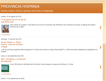 Tablet Screenshot of novaromahispania.blogspot.com