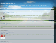 Tablet Screenshot of bylinkypromaminky.blogspot.com