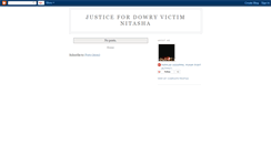 Desktop Screenshot of justicefornitasha.blogspot.com