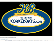 Tablet Screenshot of korkedbats.blogspot.com
