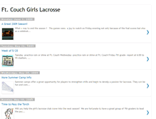 Tablet Screenshot of ftcglacrosse.blogspot.com