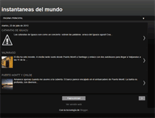 Tablet Screenshot of instantaneasdelmundo.blogspot.com