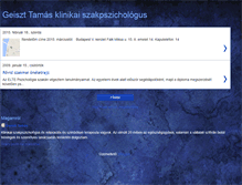 Tablet Screenshot of geiszttamas.blogspot.com