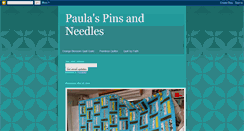 Desktop Screenshot of paulaspinsneedles.blogspot.com