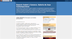 Desktop Screenshot of espacioisabelycanseco.blogspot.com