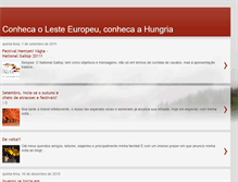 Tablet Screenshot of conhecaolesteeuropeuconhecaahungria.blogspot.com