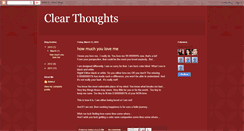 Desktop Screenshot of clearskythoughts.blogspot.com