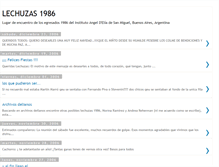 Tablet Screenshot of lechuzas1986.blogspot.com