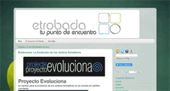 Desktop Screenshot of etrobada.blogspot.com