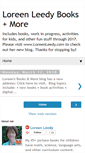 Mobile Screenshot of loreenleedybooks.blogspot.com