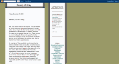 Desktop Screenshot of beautyofgray.blogspot.com