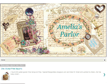 Tablet Screenshot of amelias-parlor.blogspot.com