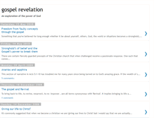 Tablet Screenshot of gospelrevelation.blogspot.com