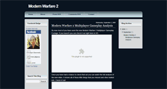 Desktop Screenshot of mw2infoblog.blogspot.com