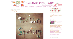 Desktop Screenshot of organicpinklady.blogspot.com